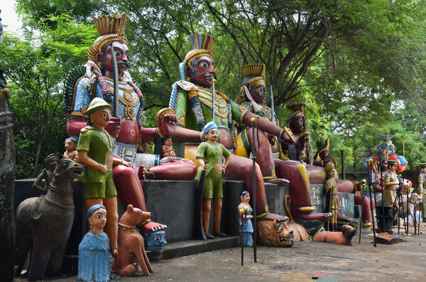 Karukkai Ayyanar Temple near Panruti. Tamilnadu.