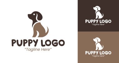 Evcil hayvan endüstrisindeki işletmeler için mükemmel olan bu sevimli köpek yavrusu logoları sıcak ve misafirperver bir ortam yaratmak için kahverengi tonlar kullanıyor. Köpek bakımı, hayvan bakımı ya da evcil hayvan ürünleri markaları için idealdir. Bu logolar çok yönlülük sunarken kalıcı bir etki bırakırlar.