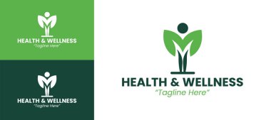 Modern Markalaşma İçin Minimalist Yeşil Sağlık Logosu