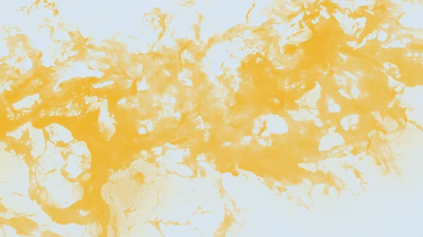 Gelber Und Weißer Abstrakter Panorama Hintergrund Farbkleckse — Stockfoto