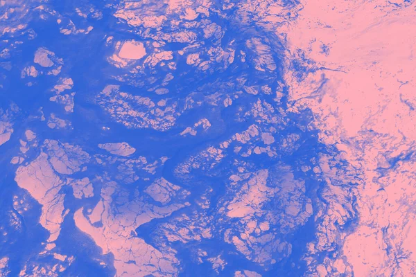 Blu Rosa Sfocato Astratto Patchy Acquerello Sfondo Come Marmo — Foto Stock