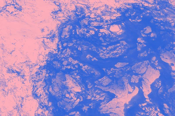Blauer Und Rosa Verschwommener Aquarell Hintergrund Wie Marmor — Stockfoto