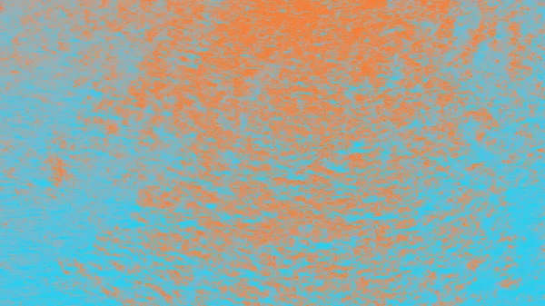 Оранжевый Бирюзовый Абстрактный Пятнистый Гетерогенный Фон — стоковое фото