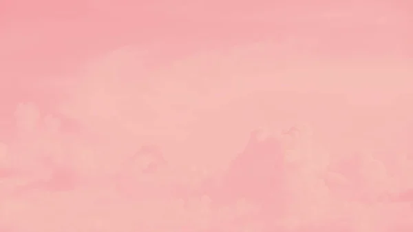 Růžové Mraky Světle Růžové Obloze Panorama Pozadí Pastelové Nebe — Stock fotografie