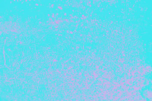 Turquoise Aqua Aquamarine Color Abstract Background Bright Pink Lines Spots Stock Image