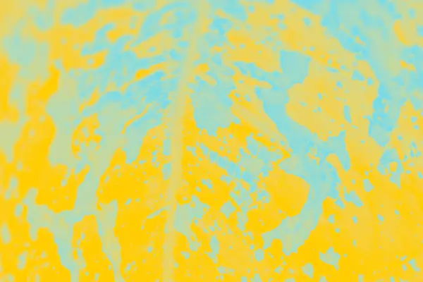 Vivid Yellow Lemon Turquoise Aqua Abstract Background Spotted Pattern Stock Photo
