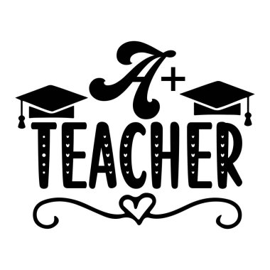 Dünya Öğretmenler Günü Typography SVG Tasarımı
