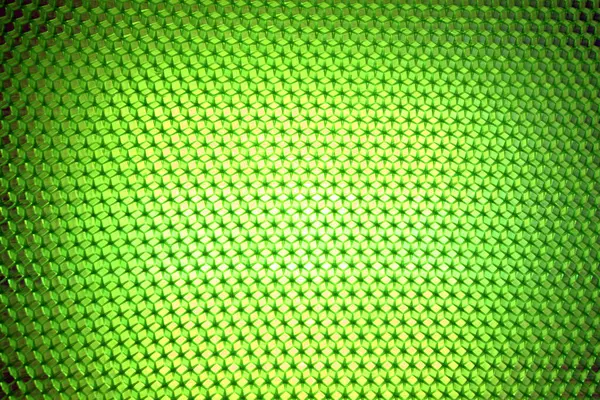 Soyut yeşil arı bal tarağı arkaplan desen değişimini farklı ışık açılarıyla tarar