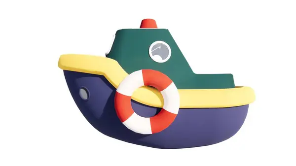 Beyaz arkaplanı olan şamandıra