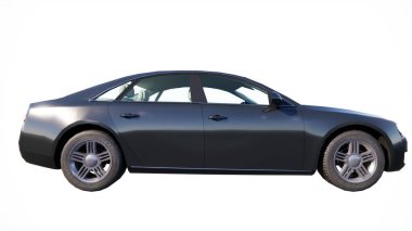 modern siyah spor araba