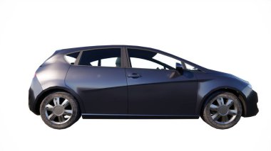 Modern şehir eko kavramı 3 boyutlu illüstrasyon