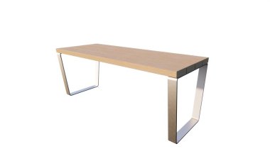 Beyaz arka planda izole edilmiş ev için modern mobilyalar