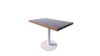 modern masa tablosu beyaz arkaplanda izole edildi