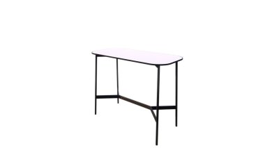 Tasarımınız için beyaz arkaplanda izole edilmiş tablo.