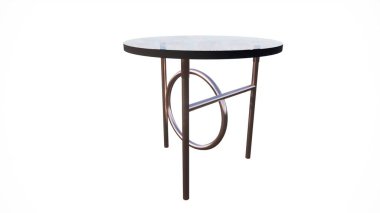 Kafe için boş metal tablo