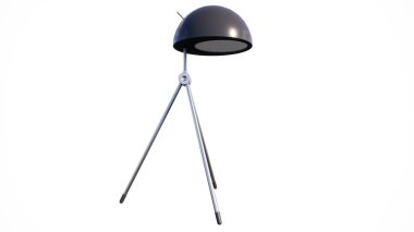 modern sokak lambası beyaz arkaplanda izole