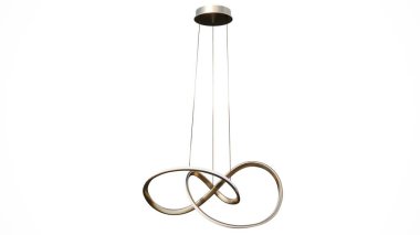 Beyaz arkaplanda izole edilmiş avize