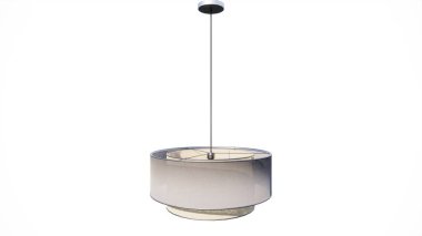 Beyaz arka plan üzerinde modern lamba