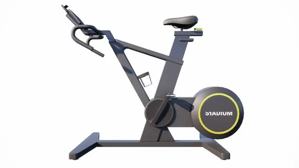 beyaz arka planda modern motosiklet 3 boyutlu görüntüleme