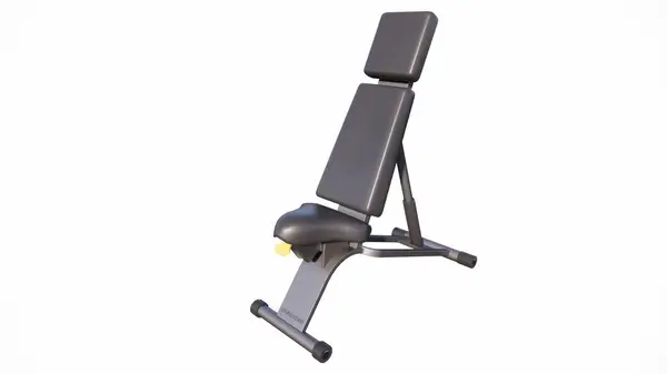 Beyaz arka planda fitness bisikleti