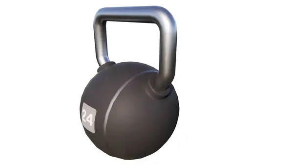 Beyaz arkaplanda siyah asma kilit izole edildi