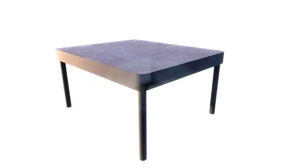 Masa beyaz arkaplanda izole edildi