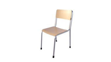 Beyaz arka planda modern sandalye