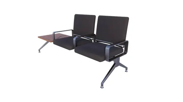 Beyaz arka planda bacaklar için sandalye