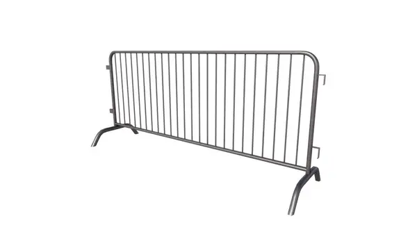 Metal kapı beyaz arkaplanda izole edildi