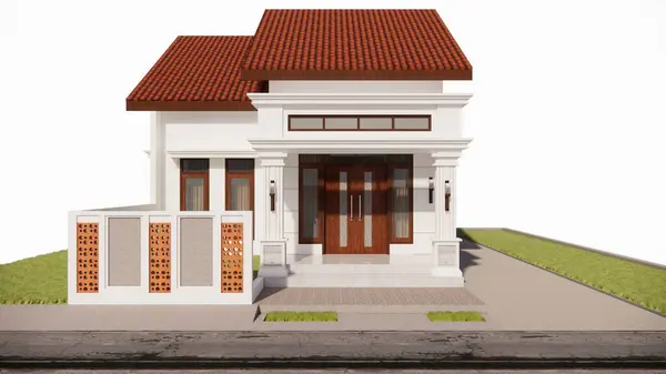 Bir evin 3 boyutlu görüntüsü