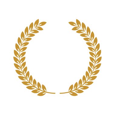 Defne çelengi vektör simgesi