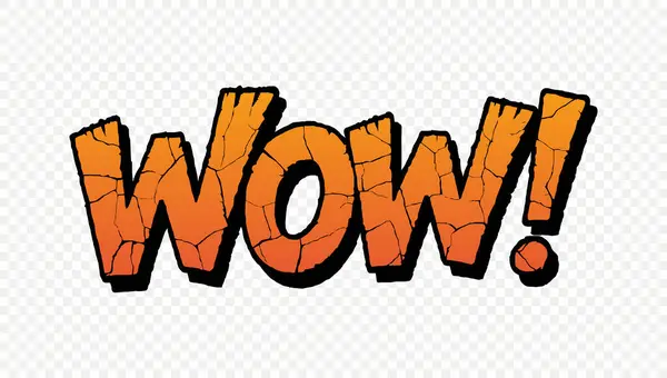 Vay be, çizgi roman tarzı bir cümle. Metin efekti vektör çizimi.