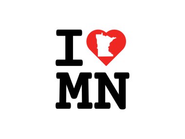 Yaratıcı Minnesota tasarımı, vektör çizimi, şeffaf arka planda izole