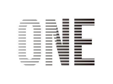 Soyut çizgi tasarımı, vektör illüstrasyonu, şeffaf arkaplanda izole edilmiş bir numara