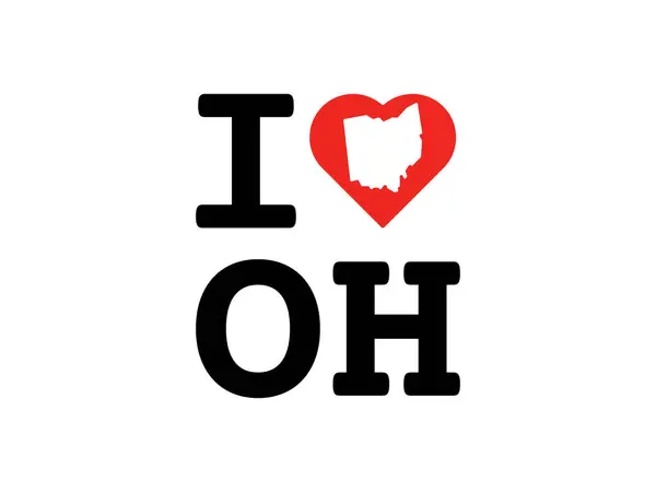 Ohio tasarımı, vektör çizimi, şeffaf arka planda izole edilmiş.