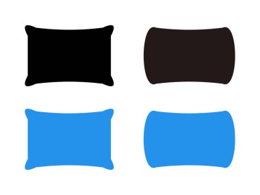 Düzenlenebilir vektör yaratıcı yastık sembolü tasarımı gösterimi şeffaf arkaplanda izole edildi