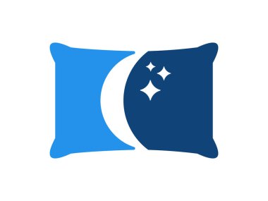 ay sembolü çizimi olan düzenlenebilir yaratıcı yastık şeffaf arkaplanda izole edilmiş