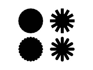 Düzenlenebilir vektör glifleri, şeffaf arkaplanda izole edilmiş şekil sembolü tasarımı çizimi