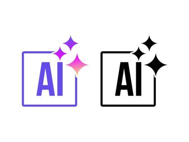 Yapay zeka tarafından oluşturulan düzenlenebilir vektör harfleri seti şeffaf arkaplanda izole edilmiş sembol tasarımı çizimi