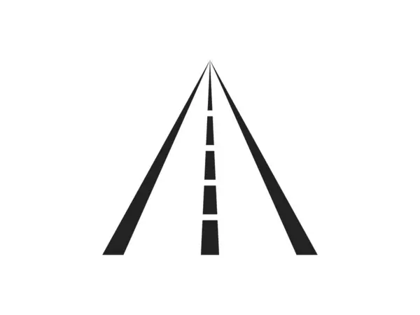 Düzenlenebilir vektör yaratıcı harfler. Şeffaf arkaplanda izole edilmiş bir asfalt yol sembolü tasarımı çizimi.