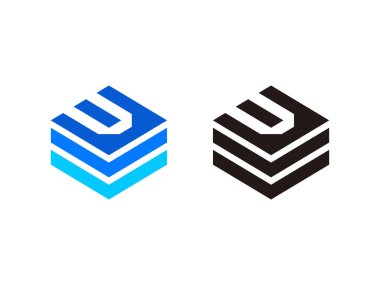 Baş harfleri V logosu, yüksek teknoloji sembolü, şeffaf arkaplanda izole edilmiş.