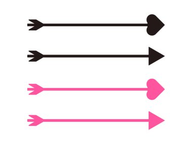 Arkaplanda ok sembolü tasarım vektörü çizimi