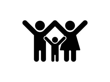 aile sembolü tasarım vektörü şeffaf arkaplan izole