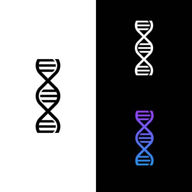 DNA sarmal logo vektör illüstrasyonuName