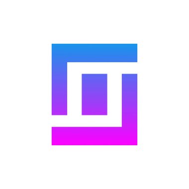 Renkli bir logo tasarım vektör şablonu