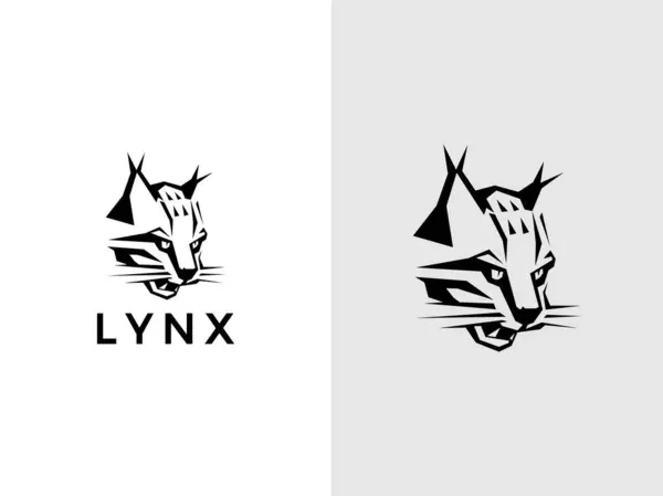 Vaşak kedi logosu, vahşi kedi tasarım şablonu