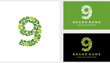 Sıfır dokuz eko logo simgesi vektörünü terk ediyor