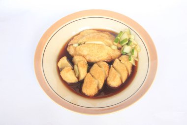 Kızarmış domuz eti fotoğrafı.