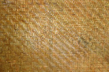 Geleneksel Endonezya Örgü Bambu Gedek Doku Arkaplanı