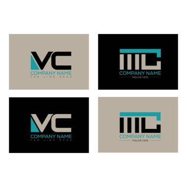 MC minimalist ve klasik logo dizaynı. MC monogram çokgen ve daire şeklinde vektör. MC benzersiz tasarım.